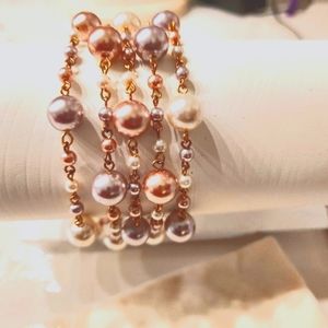 Satin Pearl Bracelet